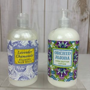 Greenwich Bay Foaming Milk Bath and Shea Butter Lotion 2 Piece Set